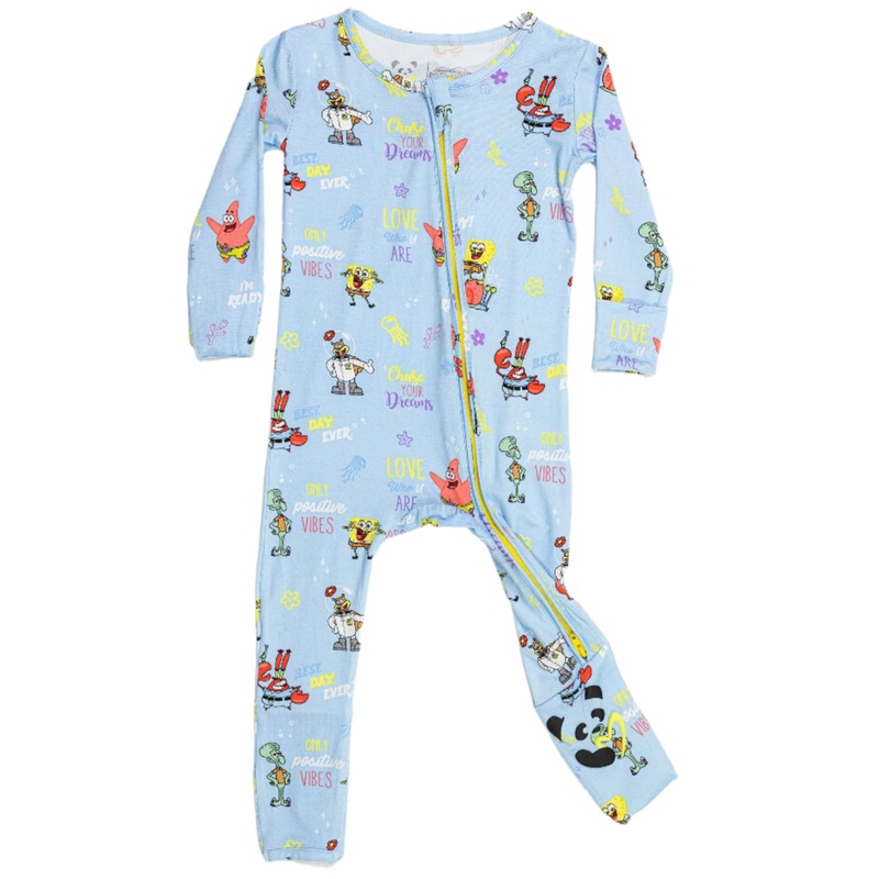 SpongeBob SquarePants: Good Vibes Bamboo Convertible Footie