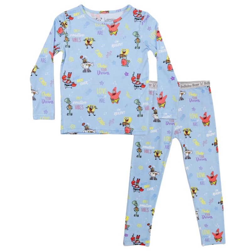 SpongeBob SquarePants: Good Vibes Bamboo Kids Pajamas