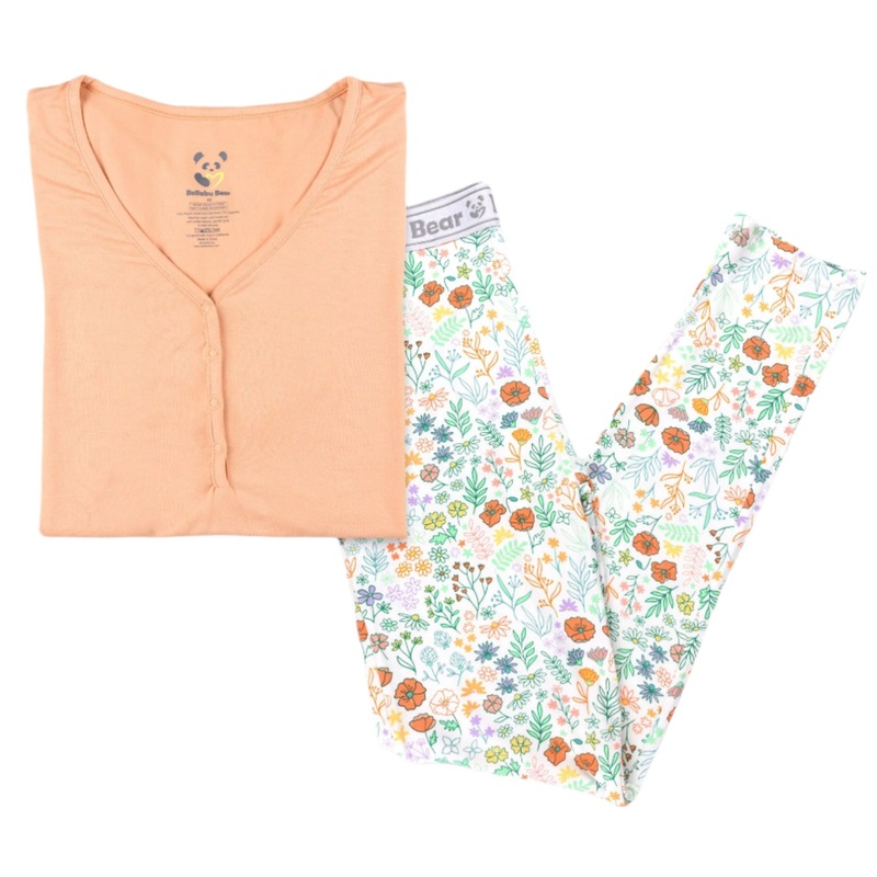 Summer Floral Bamboo Women’s Pajama Set