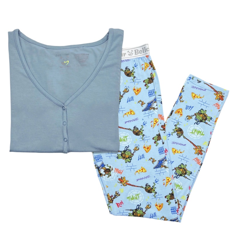 Teenage Mutant Ninja Turtles: Mutant Mayhem Movie Bamboo Women’s Pajama Set