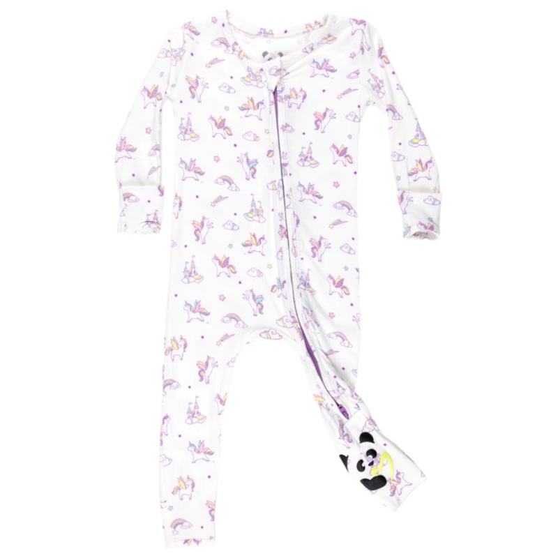 Unicorn Bamboo Convertible Footie
