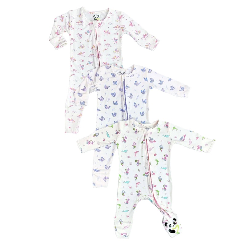 Whimsical Bundle – Bamboo Convertible Footie