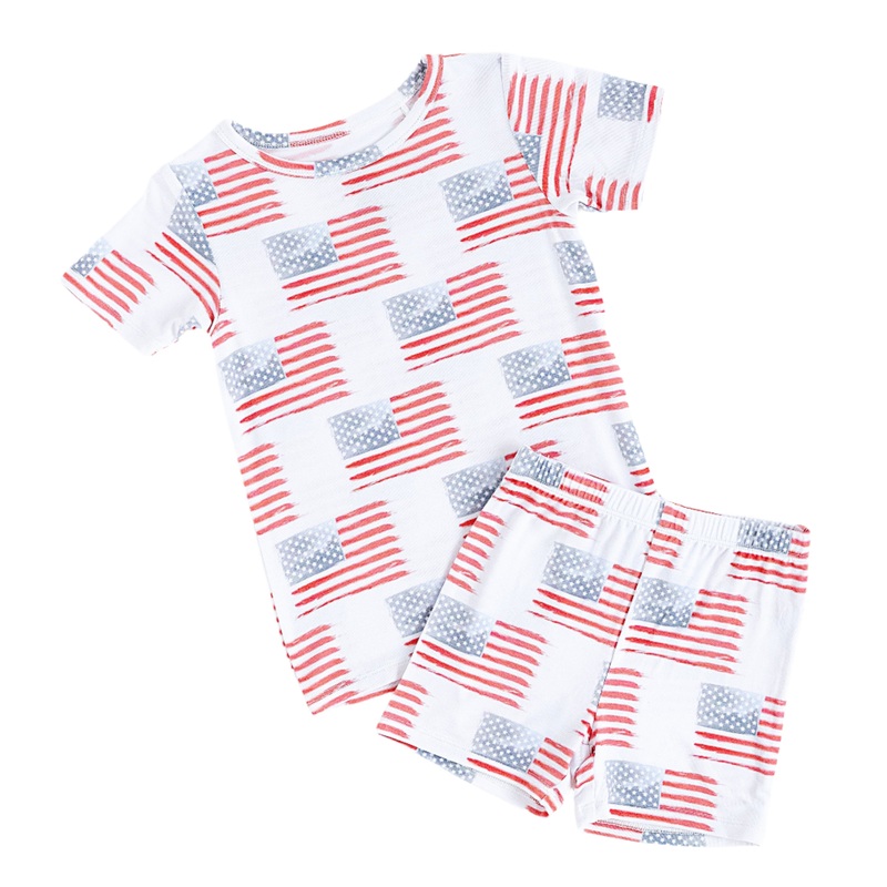 American Flag Short Set