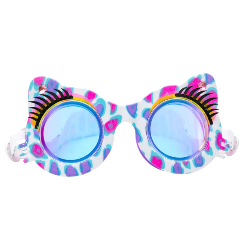 Purple Patches Savvy Cat Kids’ Swim Goggles
