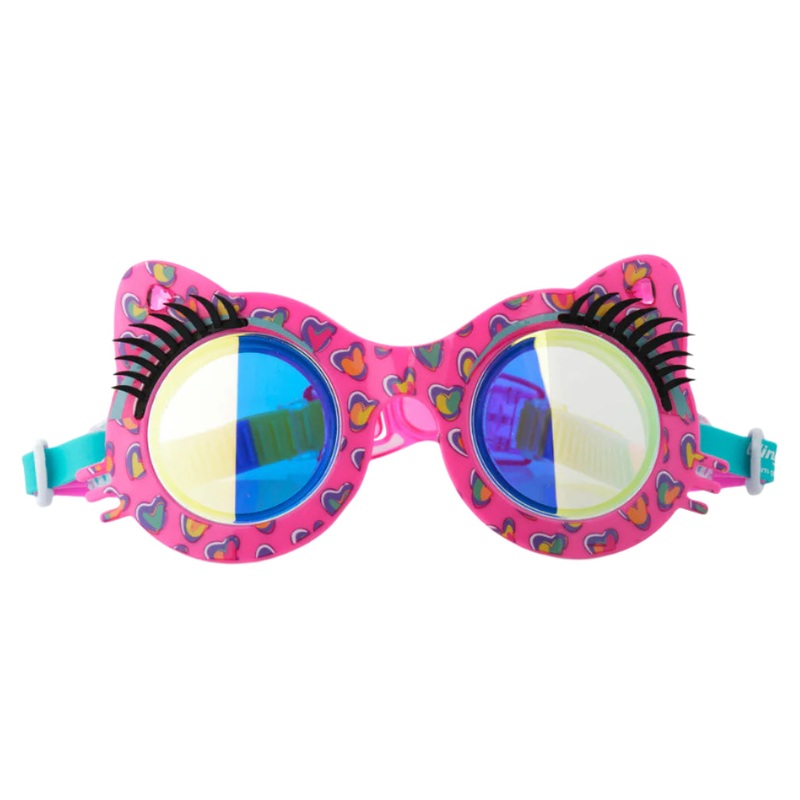 Purrty Pink Paws Kids’ Swim Goggles