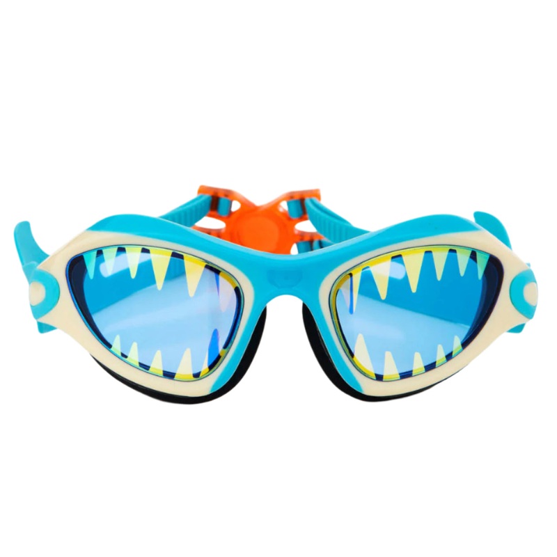Shark Tooth White Megamouth Kids’ Swim Goggles