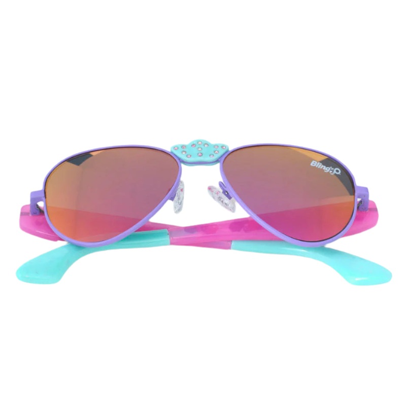 Suntan Turquoise Hampton Beach Kids’ Sunglasses