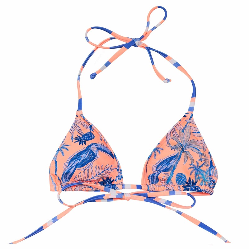Womens Tropicana Vacay Sustainable Bikini Top