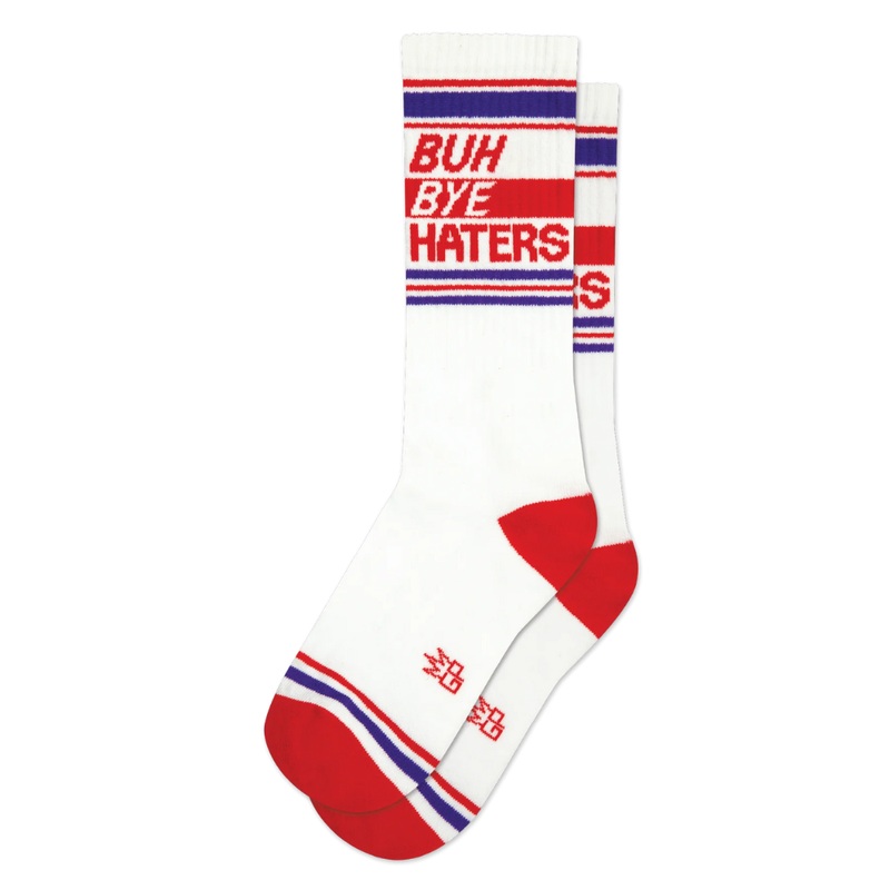 Buh Bye Haters Gym Crew Socks