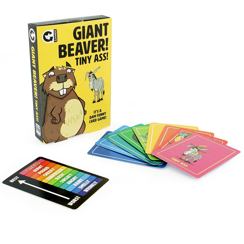 Giant Beaver! Tiny Ass! – A Dam Funny Card Game