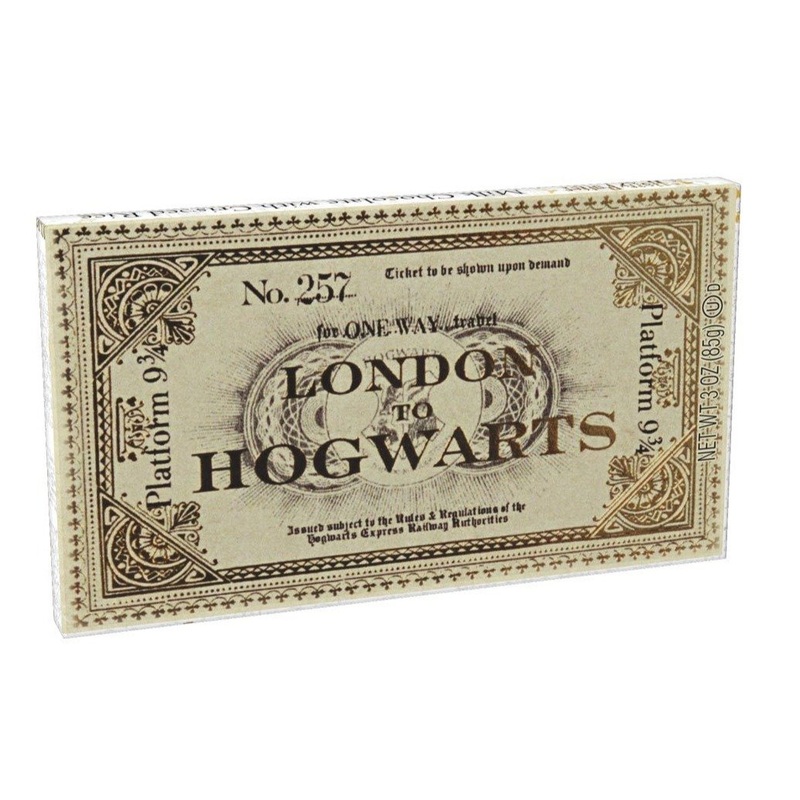 Harry Potter Platform 9 3/4 Ticket To Hogwarts Chocolate Bar