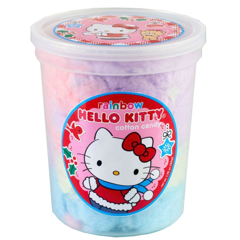 Hello Kitty Holiday Rainbow Cotton Candy