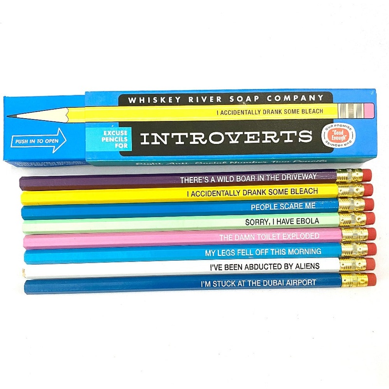 Introverts – Set of 8 pencils