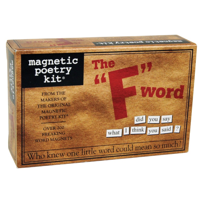 The F Word Magnetic Poetry Kit