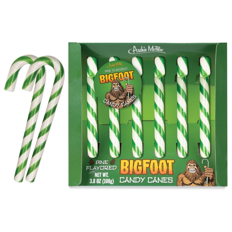 Bigfoot Candy Canes (Pine Flavored)