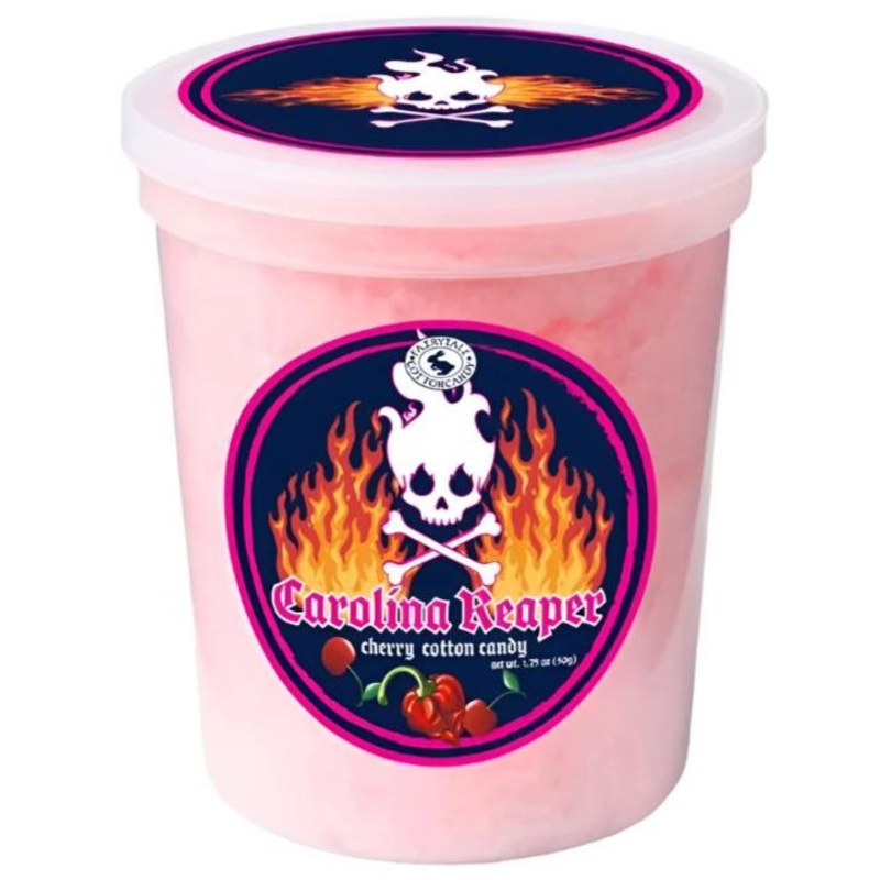 Carolina Reaper Cherry Cotton Candy