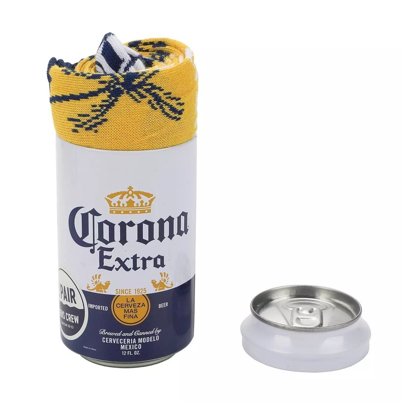 Corona 2 pair socks in a can set
