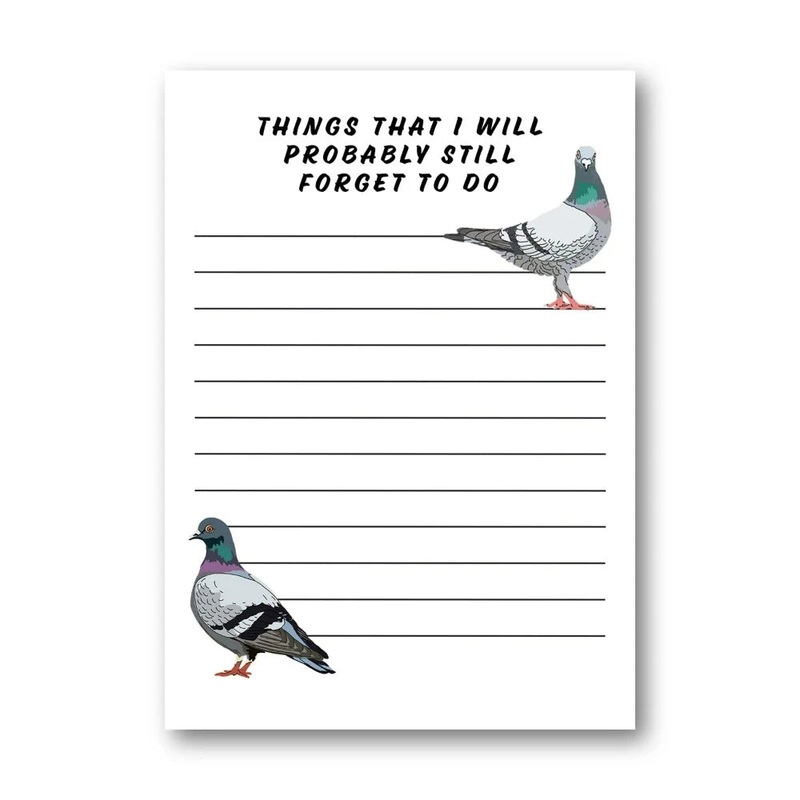 Forgetful Pigeon Notepad