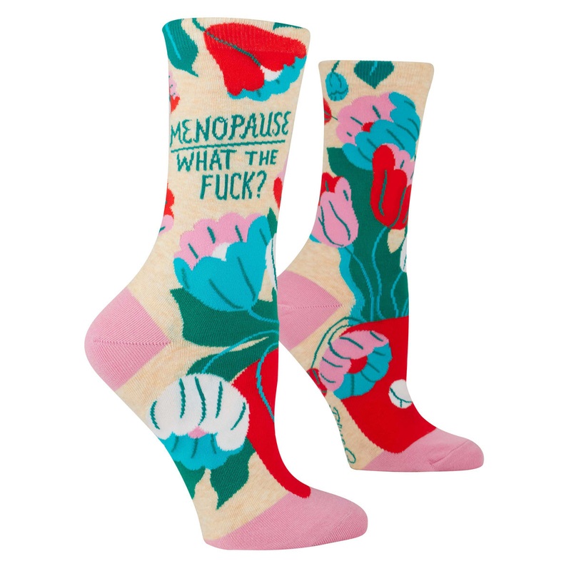 Menopause. What The Fuck? Crew Socks