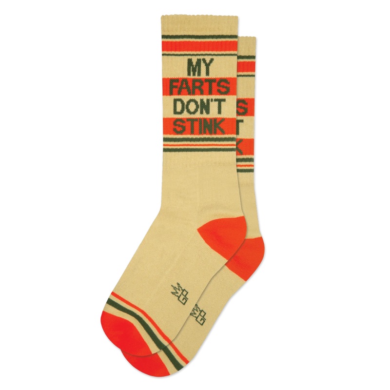 My Farts Don’t Stink Gym Crew Socks