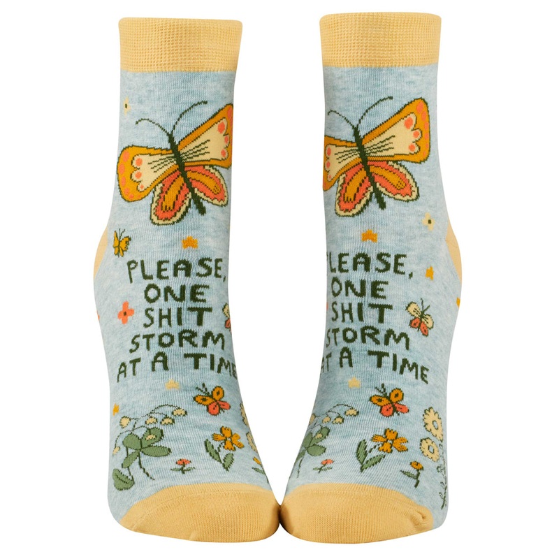 Please, One Shit Storm At A Time Women’s Ankle Socks