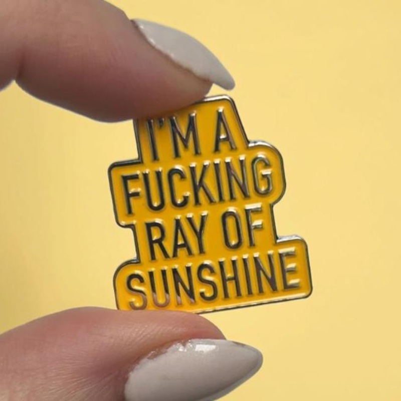 Ray of Sunshine Vinyl Enamel Pin