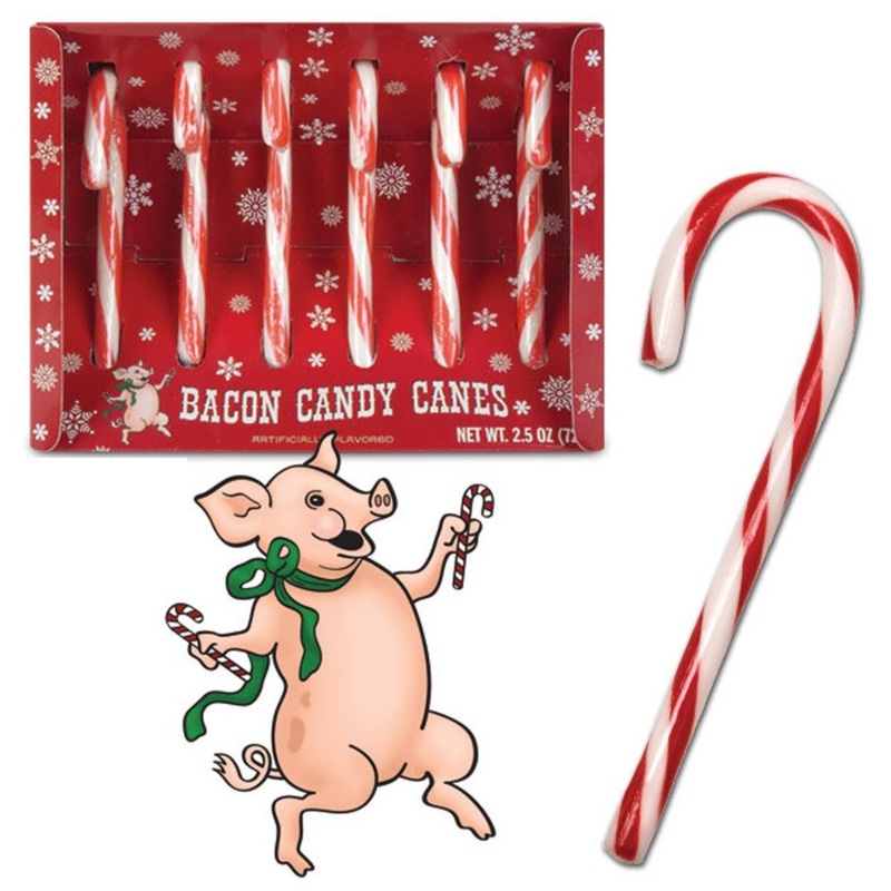 Bacon Candy Canes – set of 6