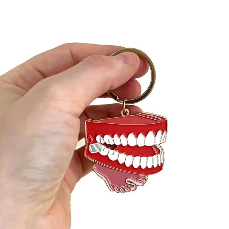 Chattering Teeth Keychain