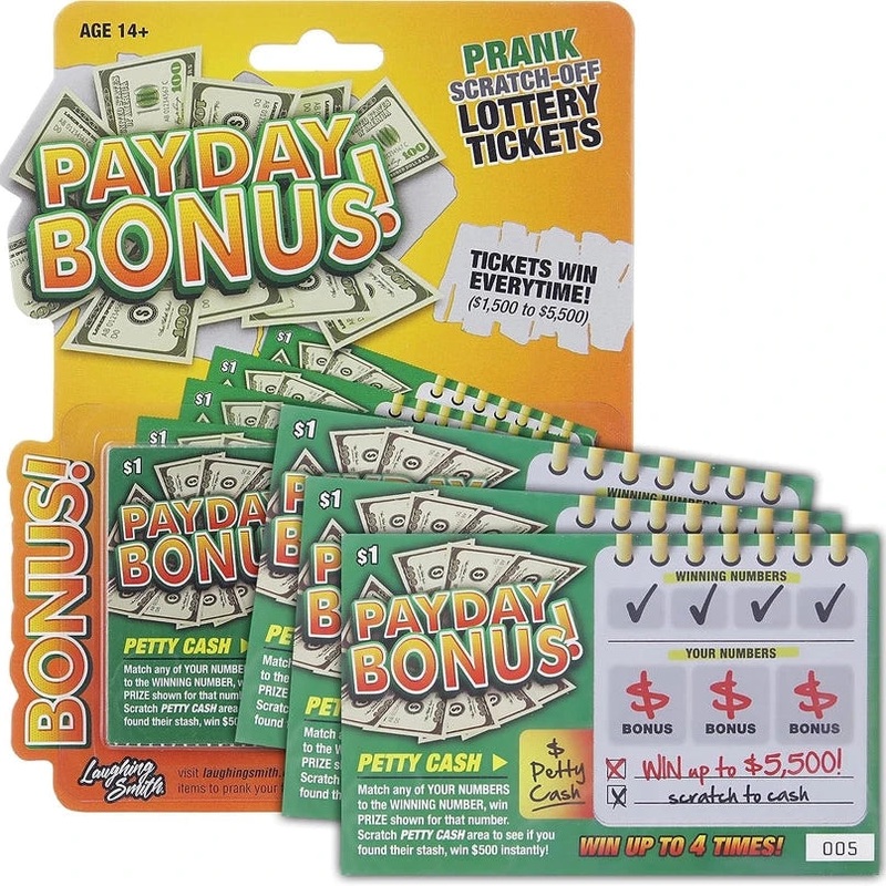 Prank Scratch-Off Lottery Tickets – 5 pack
