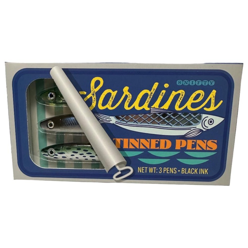 Sardines Tinned Fish Pens Set of 3