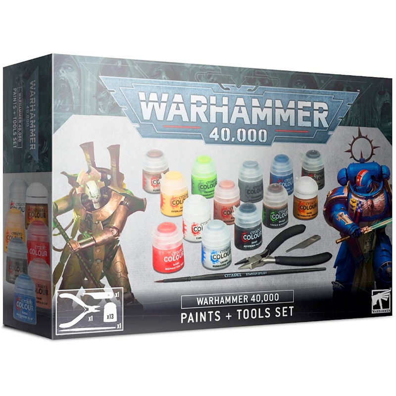 Warhammer 40K Paints and Tools Set