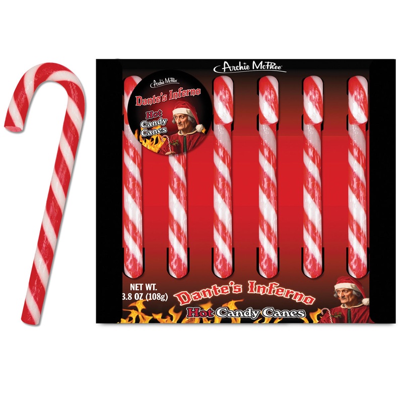 Dante’s Inferno Hot Candy Canes – Set of 6