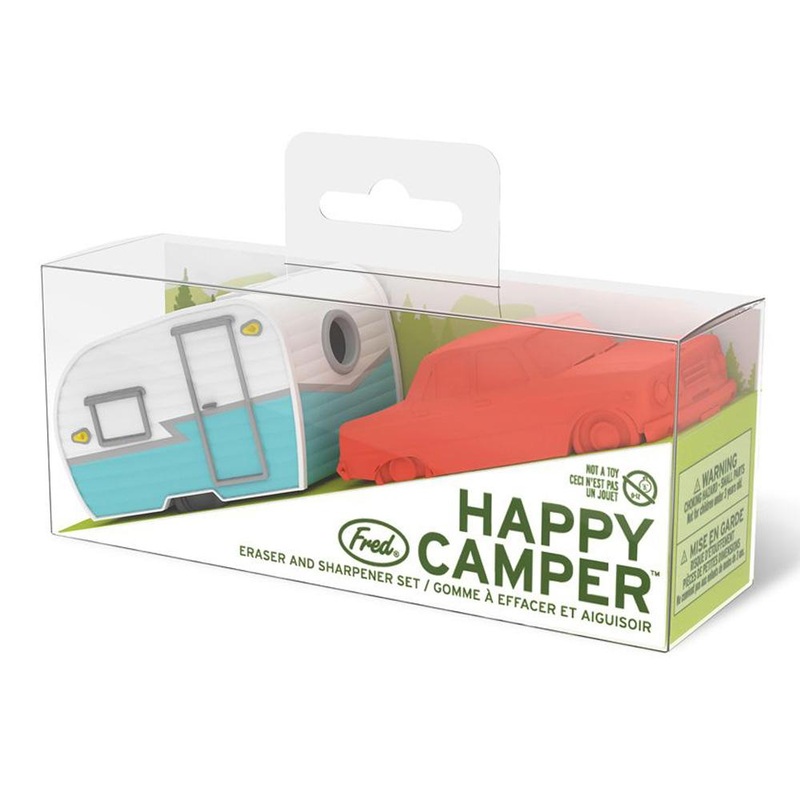 Happy Camper – Eraser + Sharpener