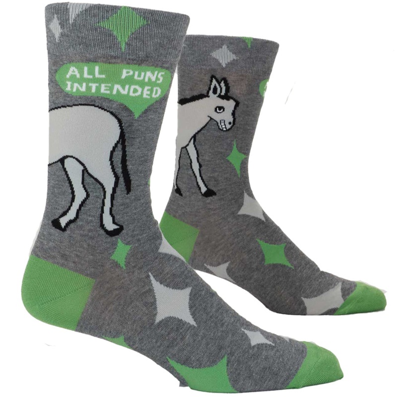 All Puns Intended Men’s Socks