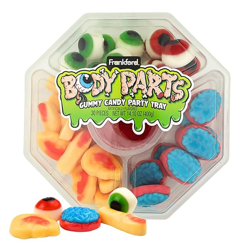 Body Parts Gummy Candy Party Tray