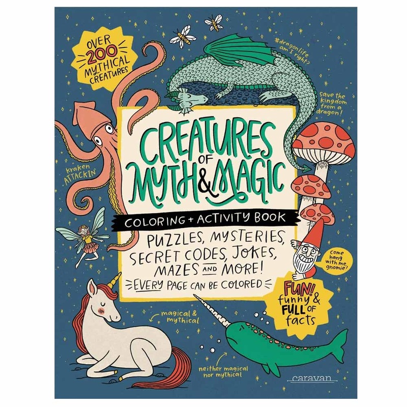 Creatures of Myth & Magic Coloring & Activity Book