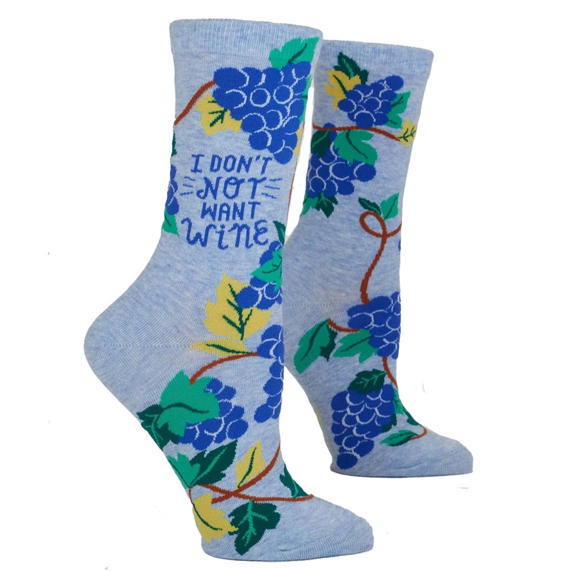 Don’t Not Want Wine Crew Socks