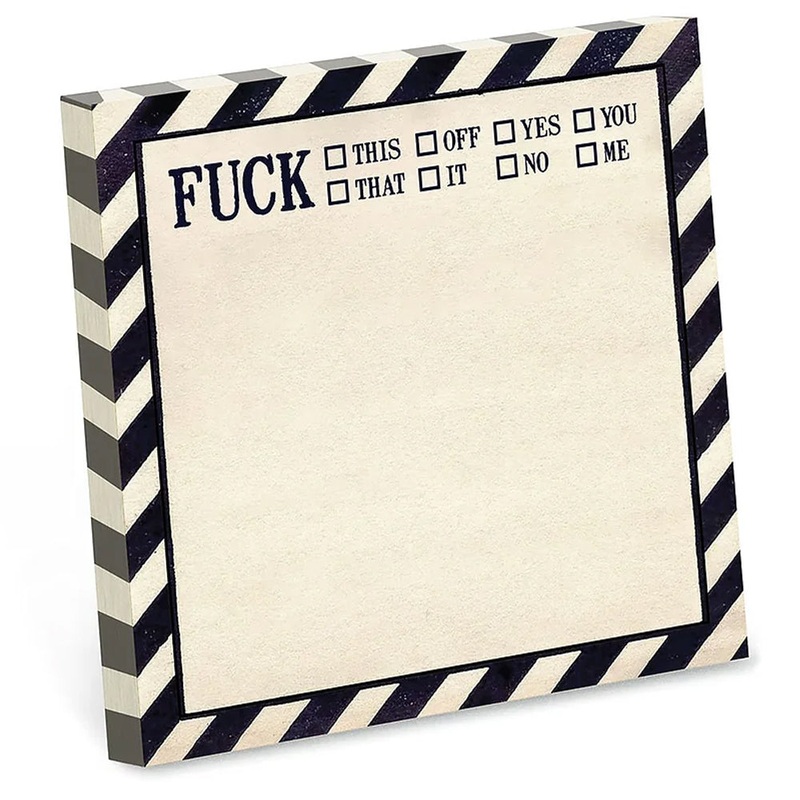 Fuck This, That, Off – Sticky Note Pad