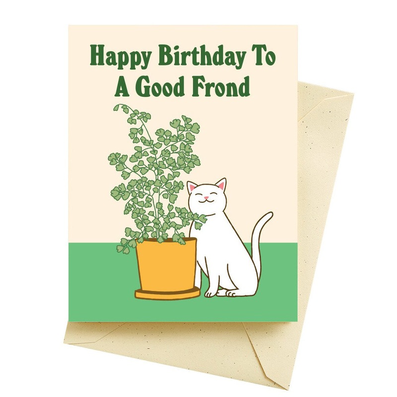 Happy Birthday  to a Good Frond Card