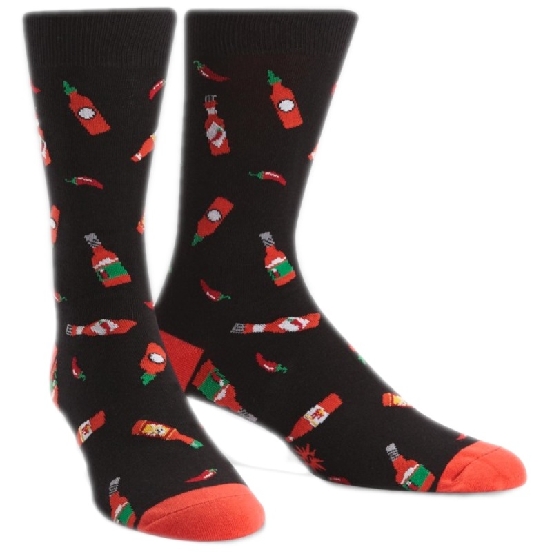 Men’s Hot Sauce Crew Socks