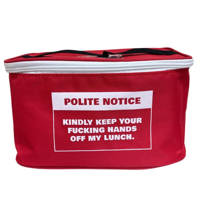 Polite Fucking Notice Lunch Bag