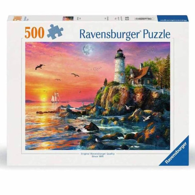 Ravensburger Lighthouse at Sunset 500 pc Puzzle