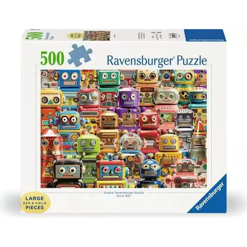 Ravensburger Retro Robots 500 pc Large Format Puzzle