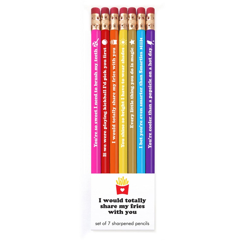 Share My Fries Pencil Set