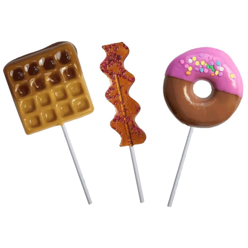 Breakfast Lollipops – Set of 3