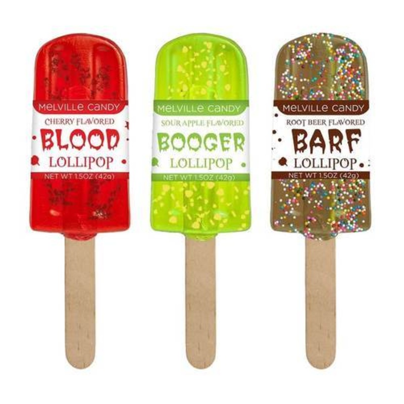 Gross Out Lollipops – set of 3 (Blood, Barf, Booger)