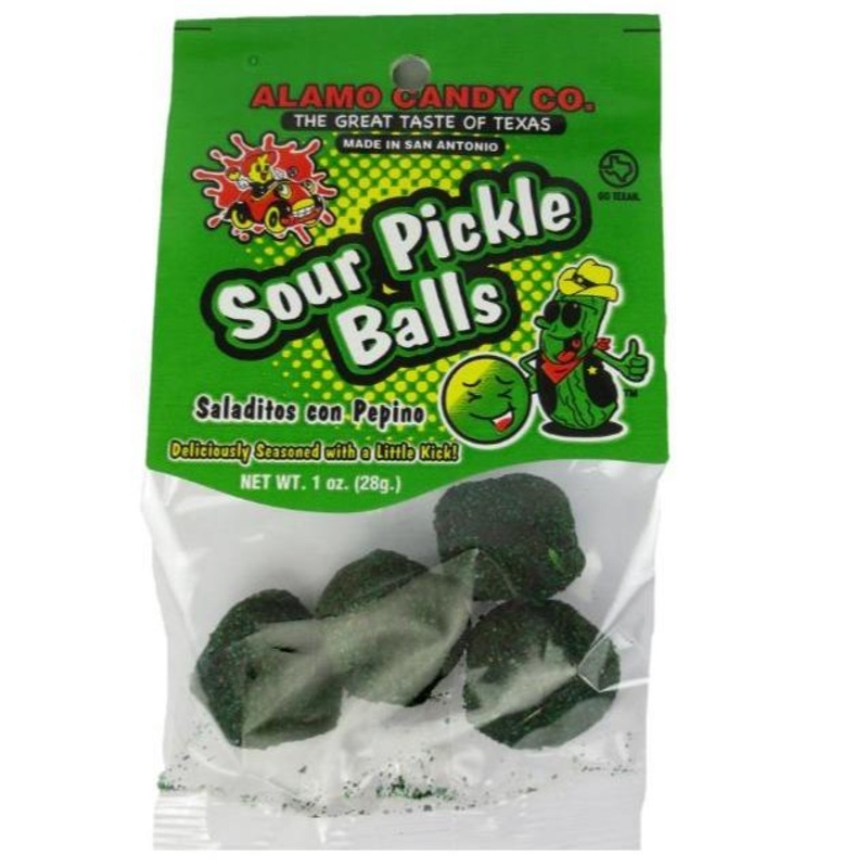 Sour Pickle Balls Candy