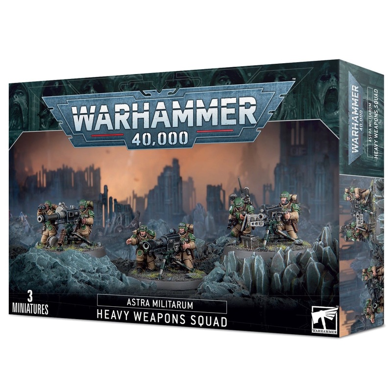 Warhammer 40K Cadian Heavy Weapon Squad