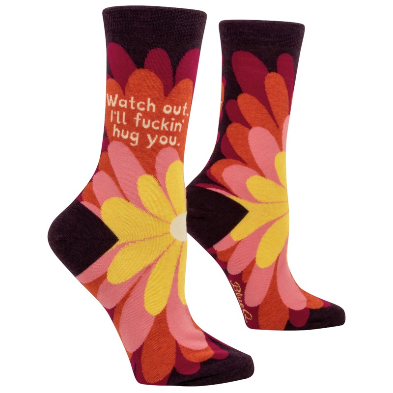 Watch Out I’ll Fing Hug You Women’s Socks