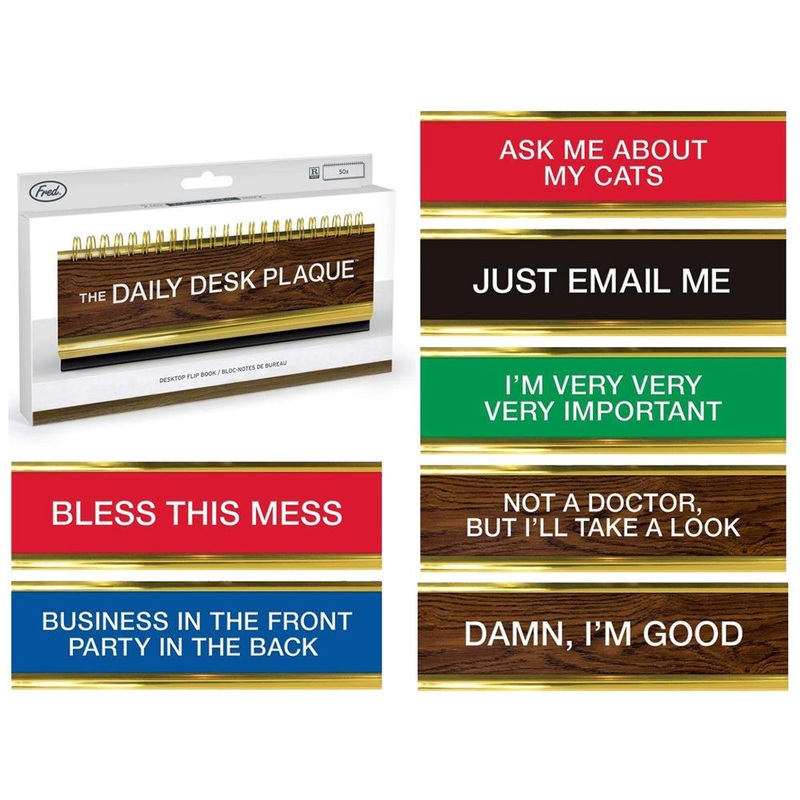 Daily Desk Plaque – 50 phrases